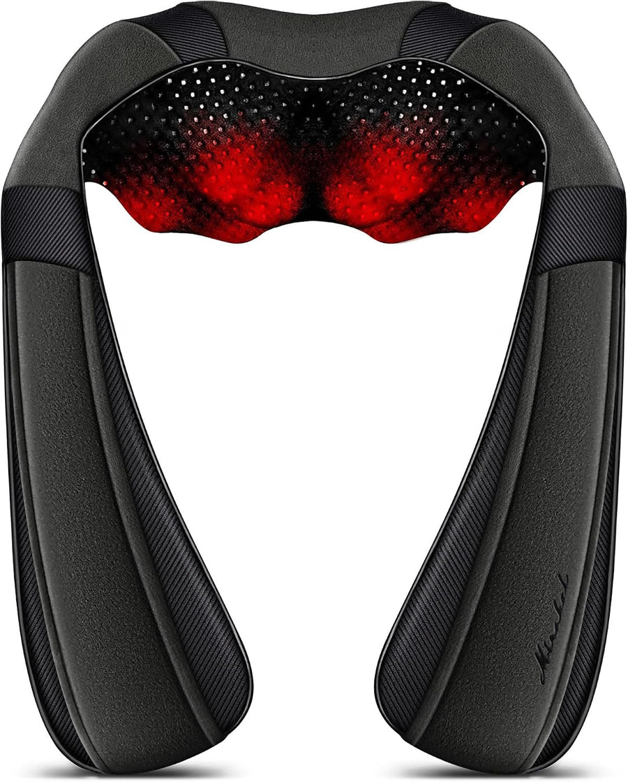 Shiatsu Neck & Back Massager with Heat for Pain Relief Deep Tissue