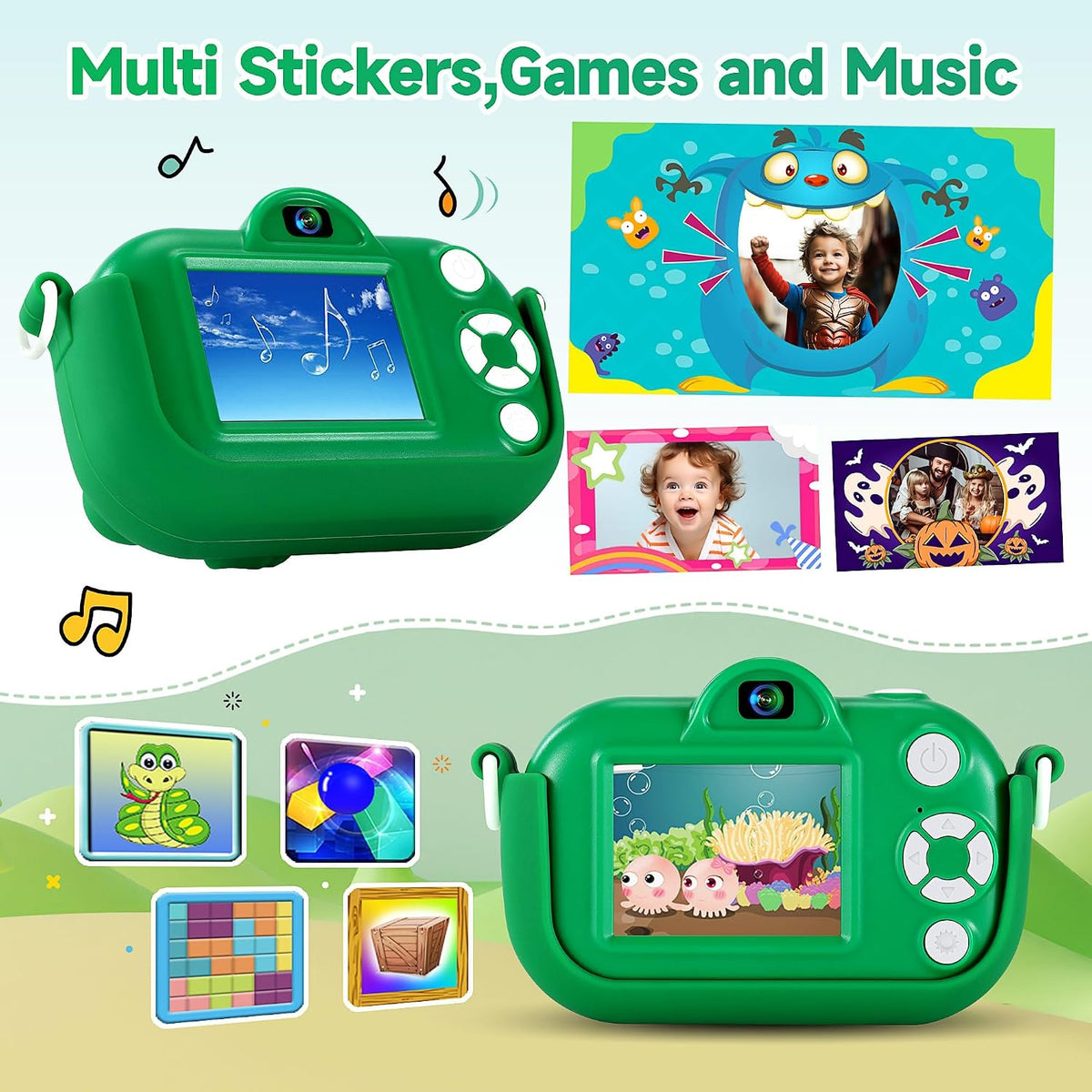 Christmas Birthday Gifts for Grandkids, Stocking Stuffers for Kids Camera