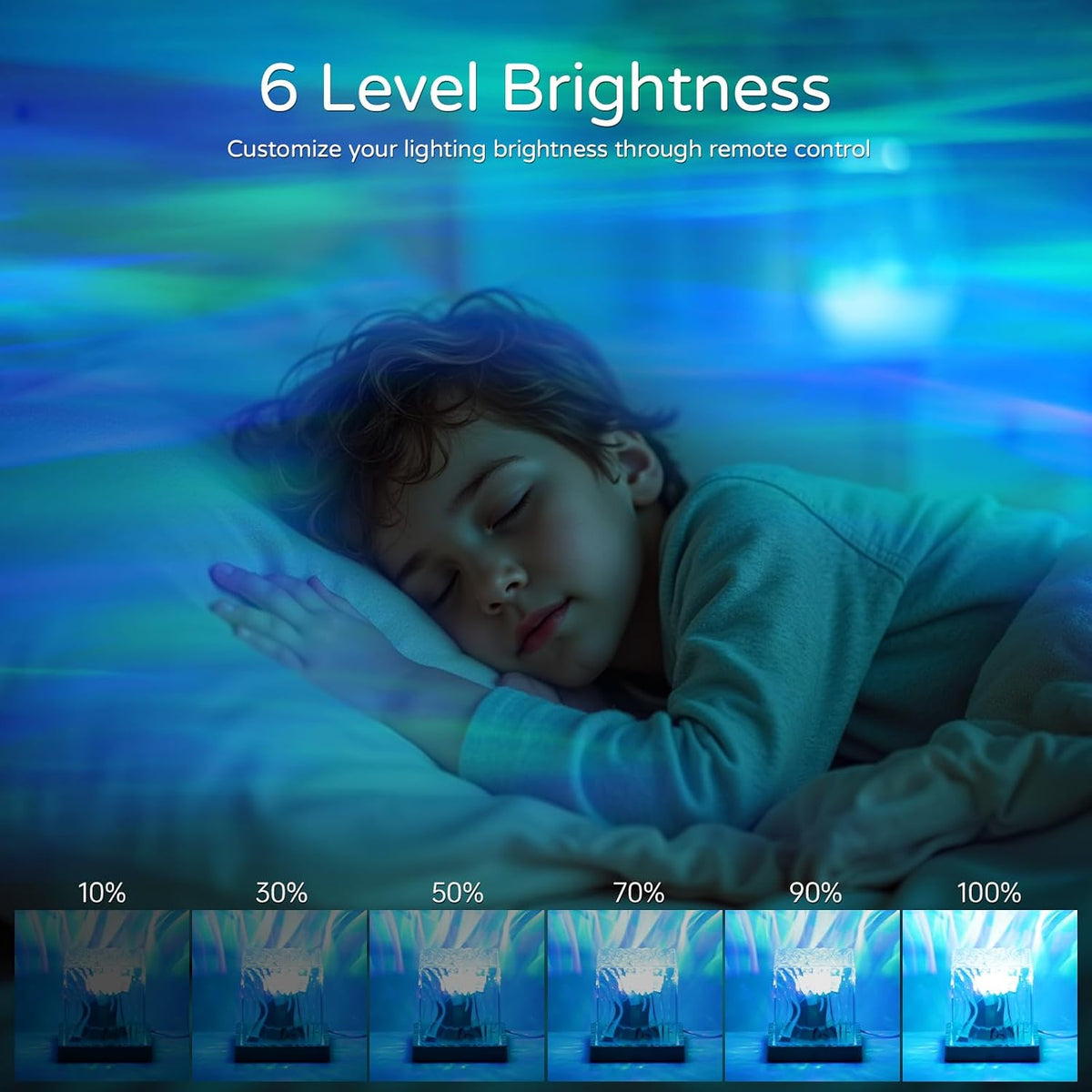 Northern Lights Projector,4.5" Aurora Light Projector Luminorthe Cube Lamp Mood Ambient Lighting with 16 Colors and Aurora Drift Effects for Room Decor Teen Girl Gifts Classroom